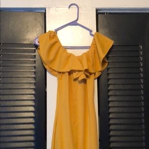Yellow Forma Dress